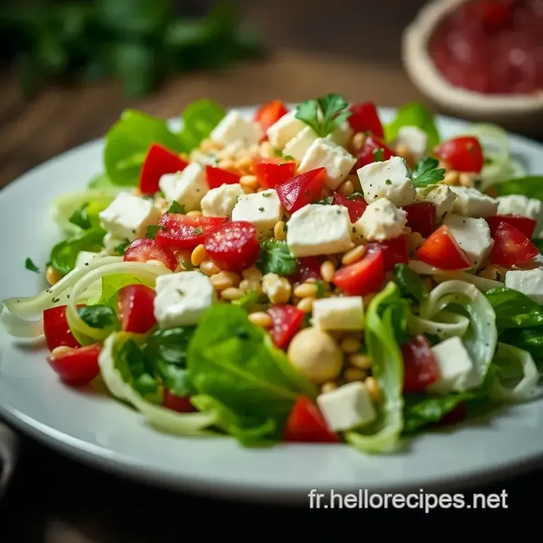 Salade d' Endives au Roquefort et Noix: Un Classique Revisité presentation