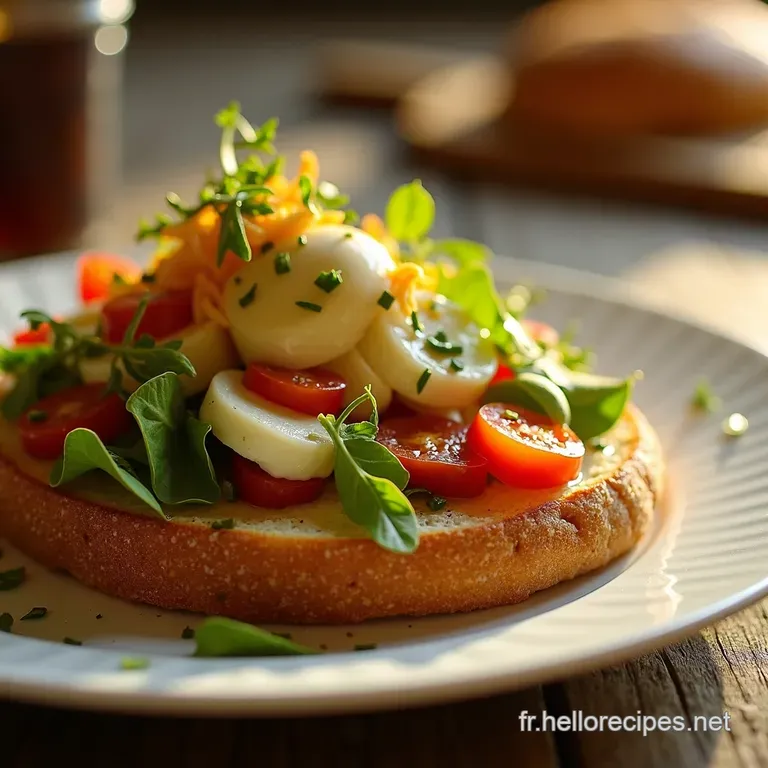 Salade De Ch&egrave;vre Chaud Pan Bistro presentation