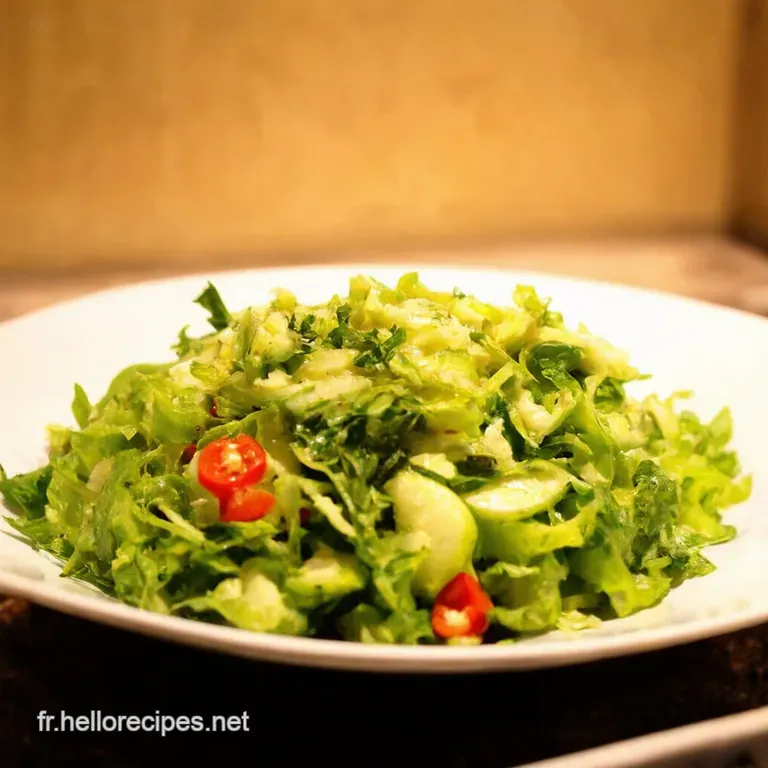 Salade De Concombre Piment&eacute;e &Agrave; La Mode Dasie presentation