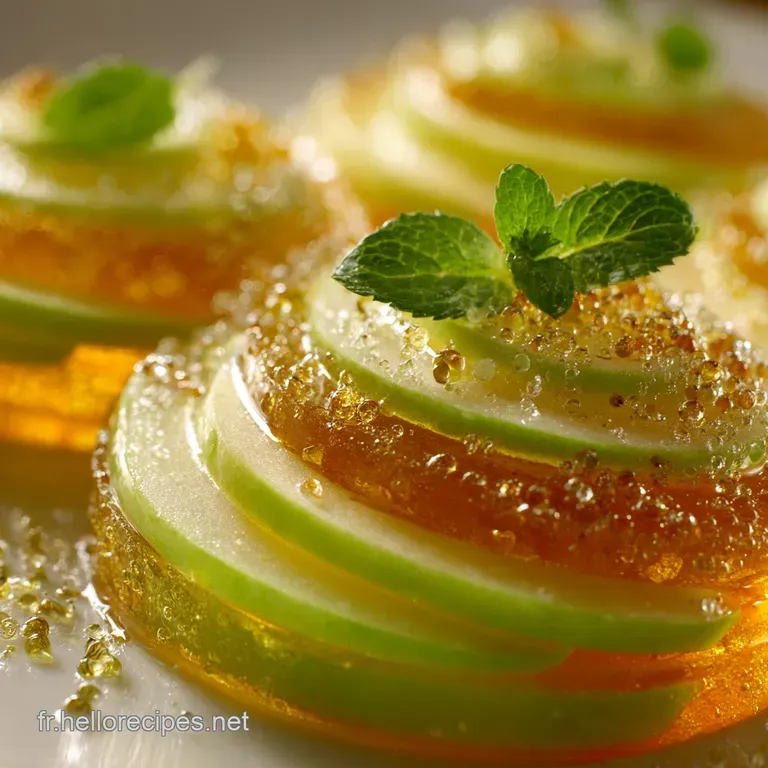 Salade de Fruits en Gelée La Recette Classique Française Vanille Citron Vert