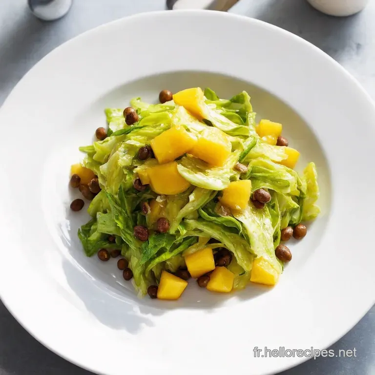 Salade de Lentilles à la Mangue Une Touche Exotique à la Française