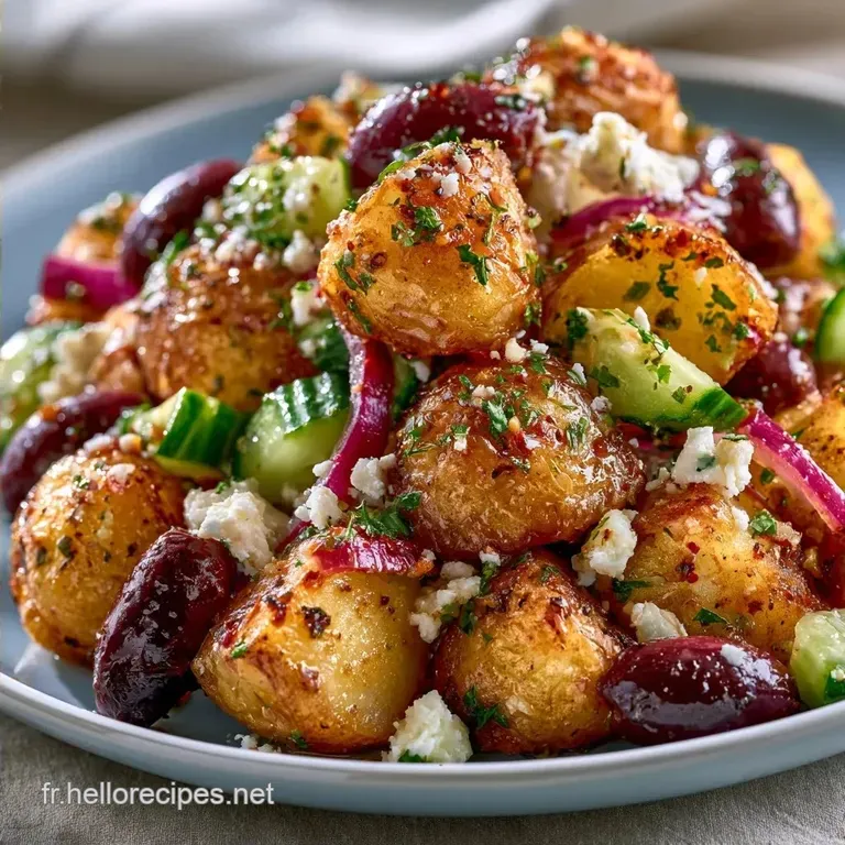 Salade de Pommes de Terre Grecque Express