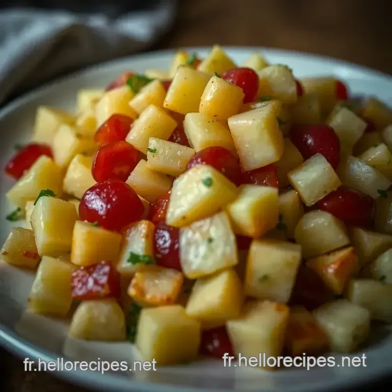 Salade de Pommes de Terre: Le Classique Bistro presentation
