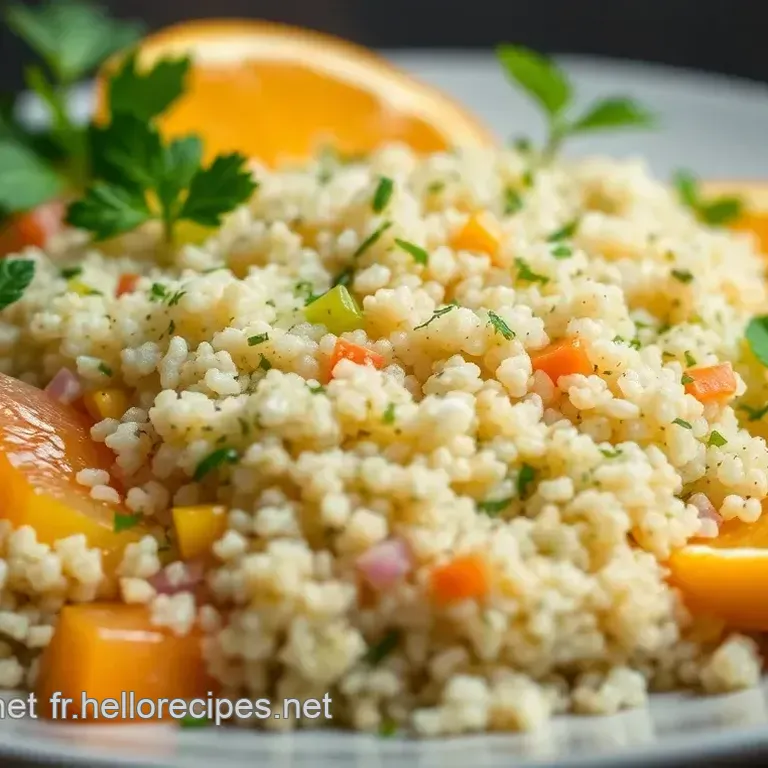 Salade de Quinoa à la Menthe Fraîche et Agrumes