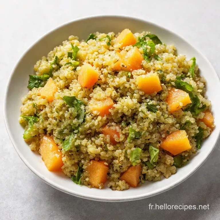 Salade de Quinoa Éclatante Pamplemousse Menthe et Avocat