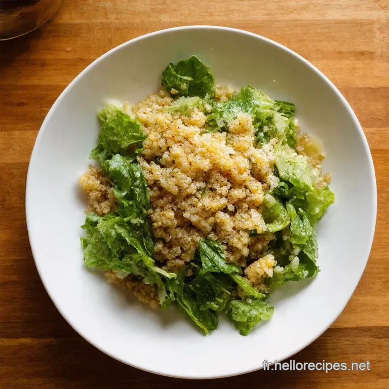 Salade Dhiver Douceur Millet Butternut Vinaigrette Chaleureuse presentation