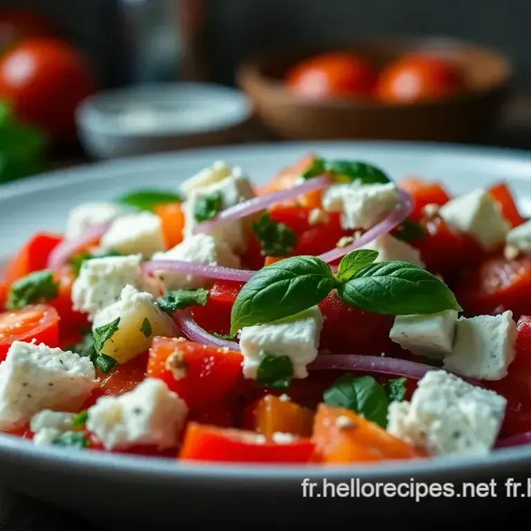 Salade Grecque Facile: Mon Secret Méditerranéen Rapide!