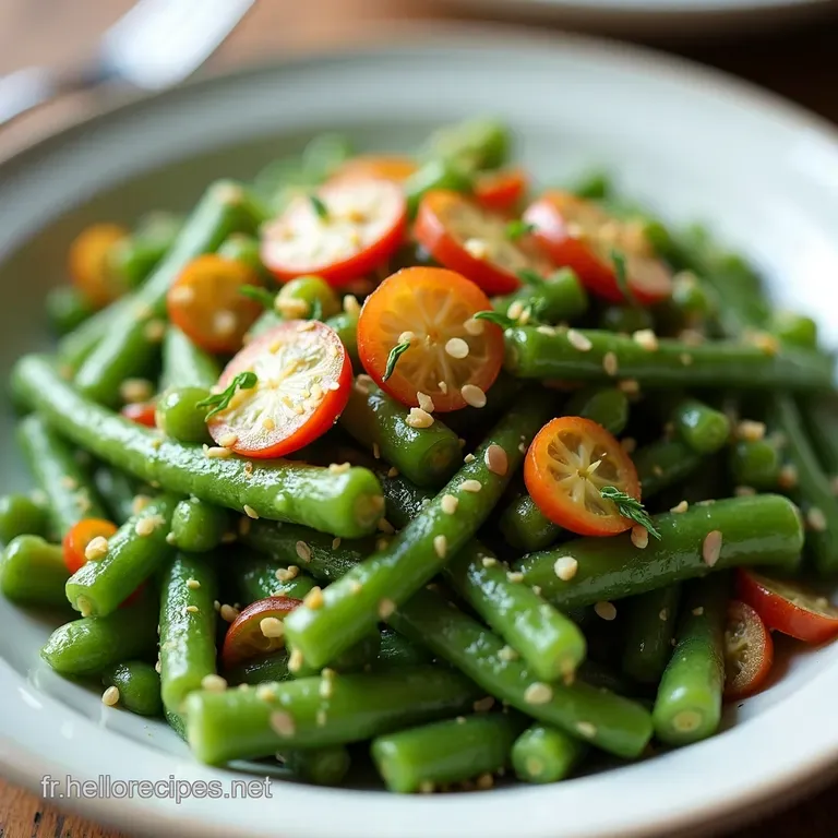 Salade Niçoise Revisitée Haricots Verts et Thon un Air de Provence