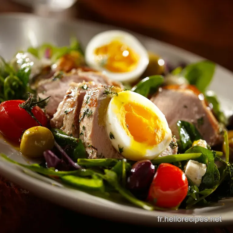 Le Grand Plateau Estival Salade Complète Façon Niçoise Sophistiquée