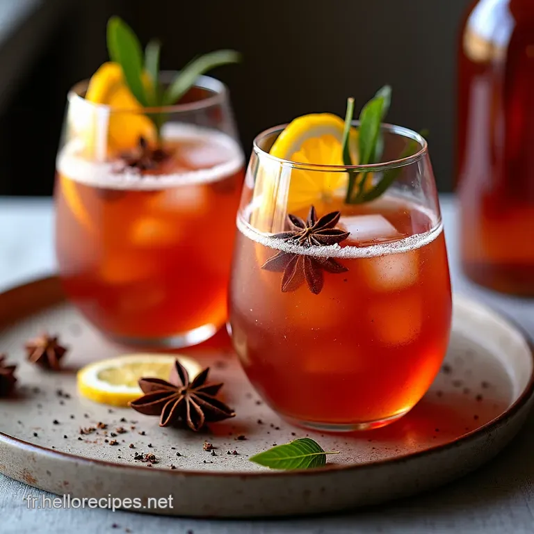 Éclat dHiver La Sangria de Noël Sans Alcool aux Épices Douces et Agrumes Confits