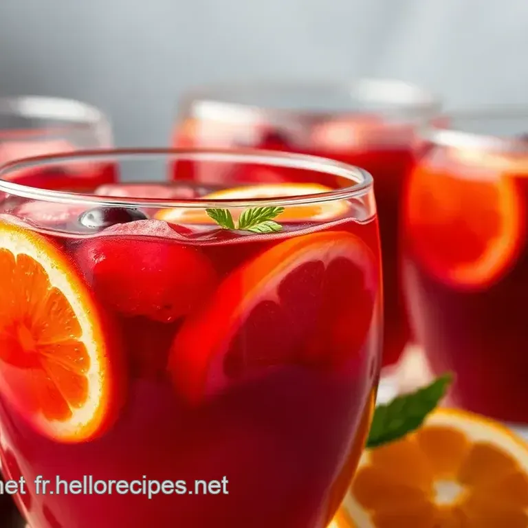 Sangria Recette Rouge: Mon Secret Soleil d' Espagne!