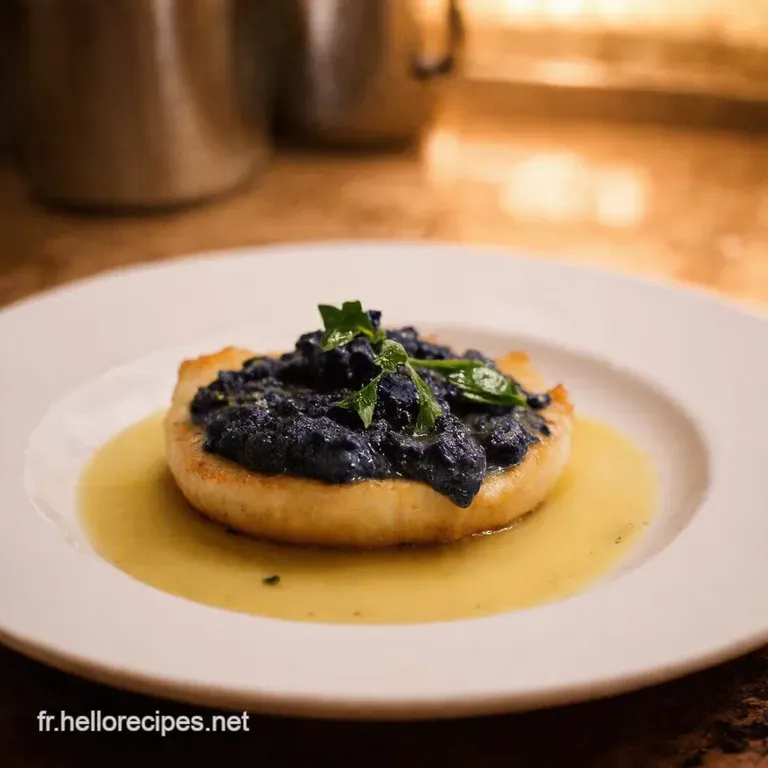 Sauce Au Bleu Divinement Onctueuse presentation