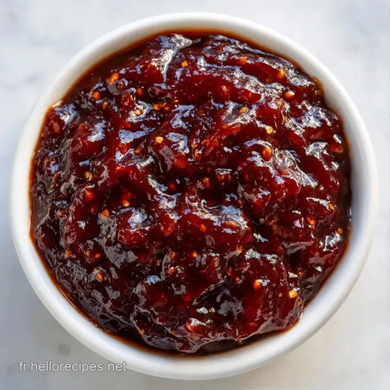 Sauce sombre et nappante d&eacute;pos&eacute;e avec pr&eacute;cision &agrave; c&ocirc;t&eacute; d'une viande grill&eacute;e juteuse, contrastant avec du persil frais.