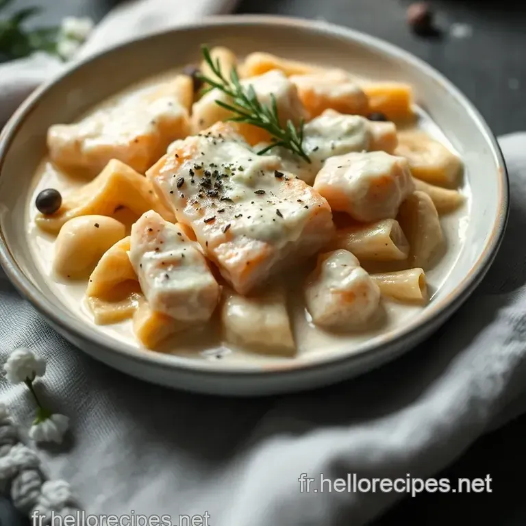 Sauce Blanche Poisson : La Douceur Marine presentation