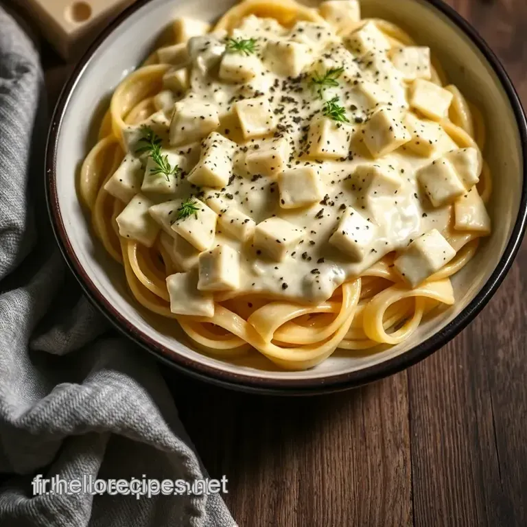 Sauce Gorgonzola Crémeuse: Un Voyage en Italie presentation