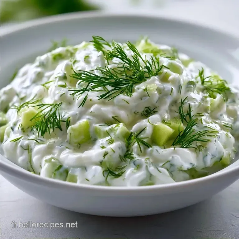 Tzatziki Healthy Express au Yaourt Grec