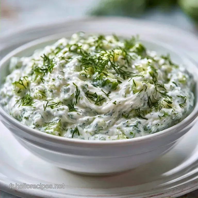 Sauce Tzatziki Healthy au Yaourt 0%