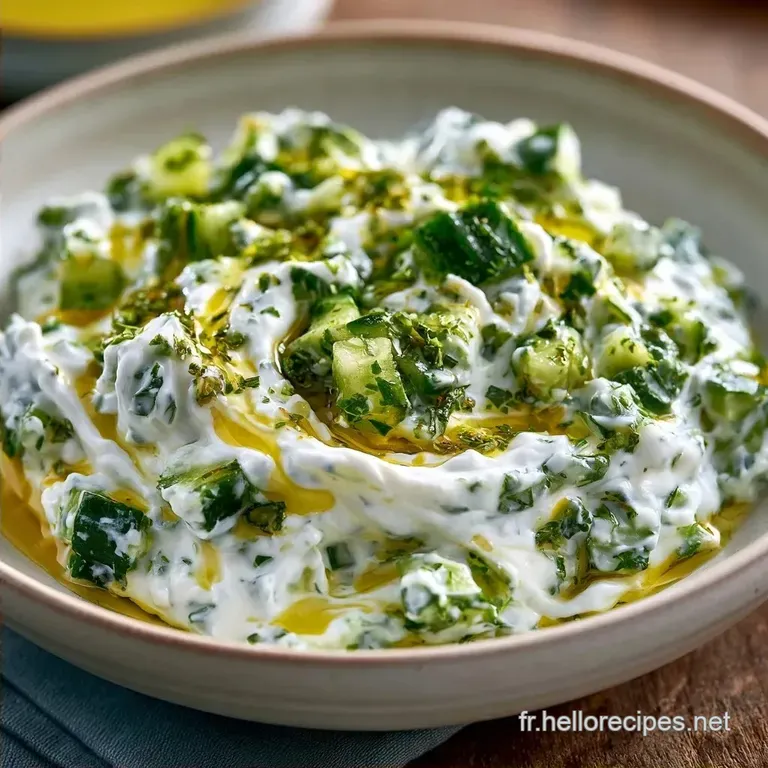 Sauce Tzatziki Traditionnelle au Yaourt Grec