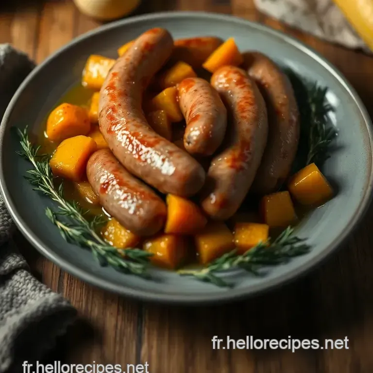 Saucisse de Morteau: Un Délice Fumé à la Française presentation
