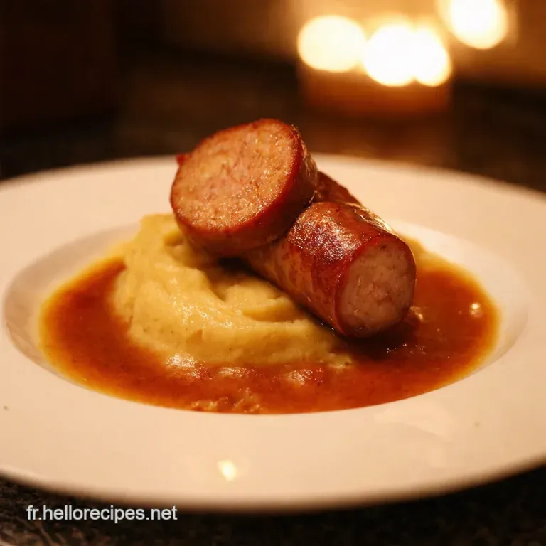 Saucisse Pur&eacute;e Maison Douceur Bleue presentation