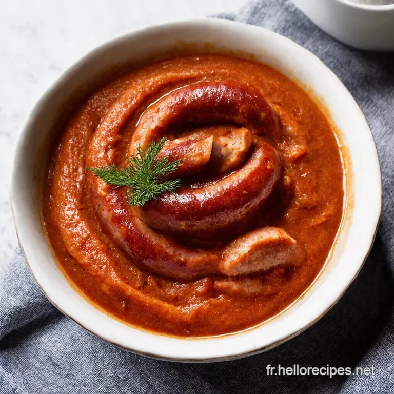 Saucisse Purée Maison Douceur Bleue