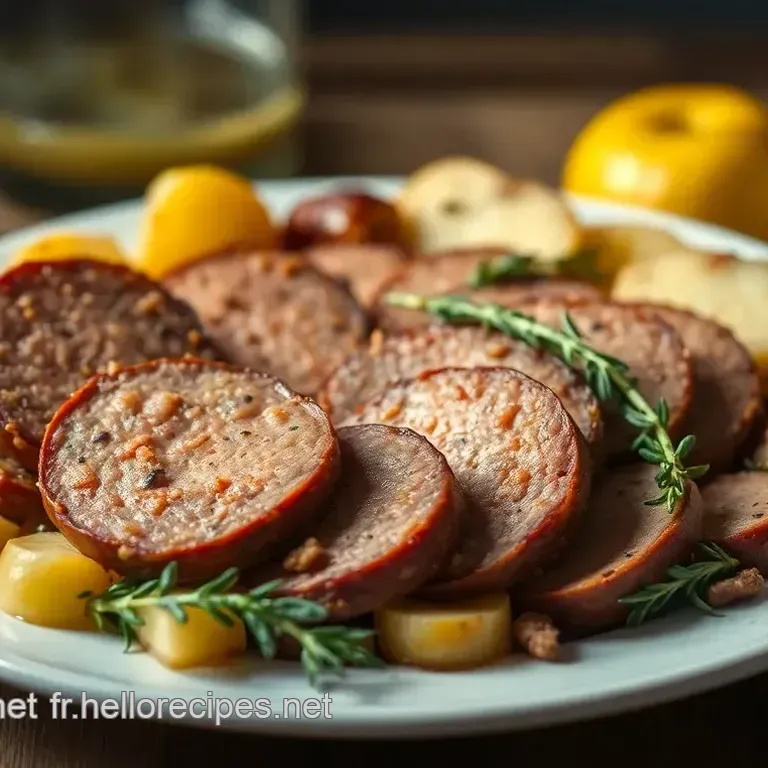 Saucisson à Cuire Maison : Un Délice Réconfortant à Partager