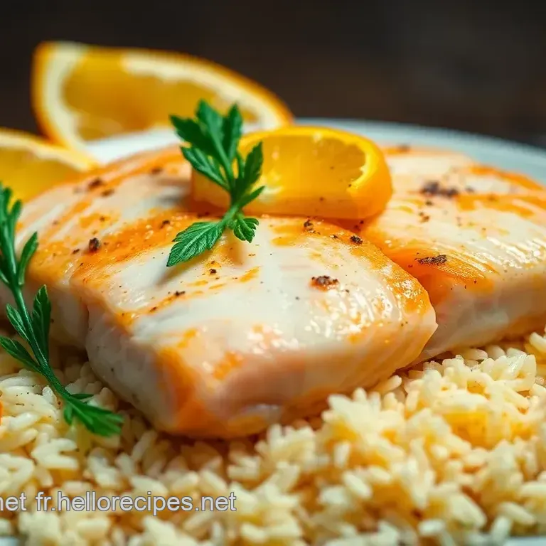 Saumon et riz recette : Délicieux Saumon aux Agrumes avec Riz Basmati
