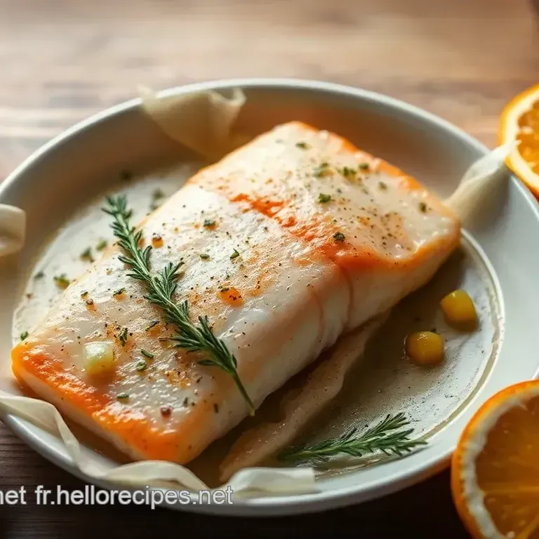 Saumon en Papillote aux Agrumes et Herbes Fraîches