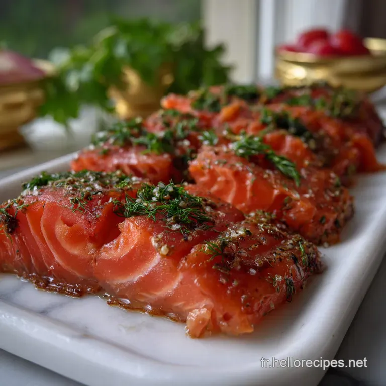 Recette Saumon Gravlax: Salaison Marine d Exception