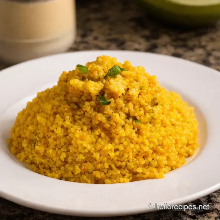 Seffa Medfouna Couscous Cach&eacute; Au Poulet &Eacute;pic&eacute; presentation