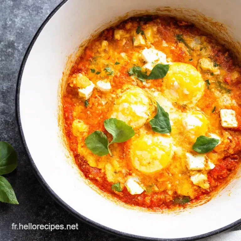 Shakshuka à lAvocat et à la Feta Un Brunch Ensoleillé