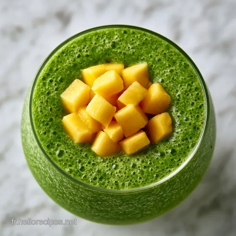 Smoothie Vert D&eacute;tox &Eacute;nergie: Recette Au Blender