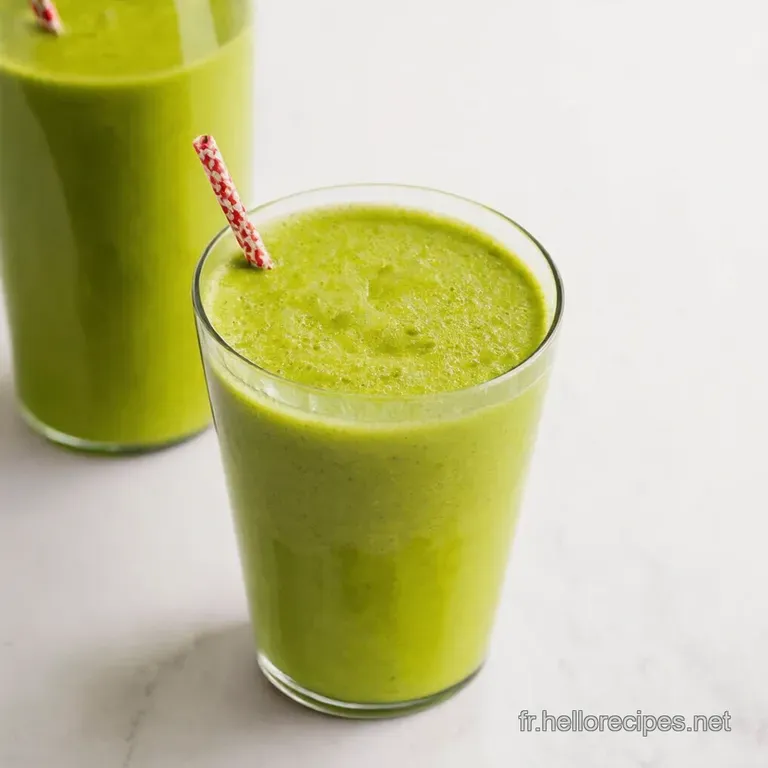 Smoothie Vitaminé à lAvocat Votre Dose de Bonheur
