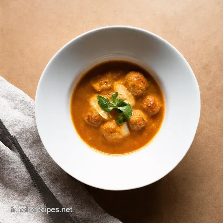 Soupe de GrandMère Pâtes Boulettes Amour en Bouillon