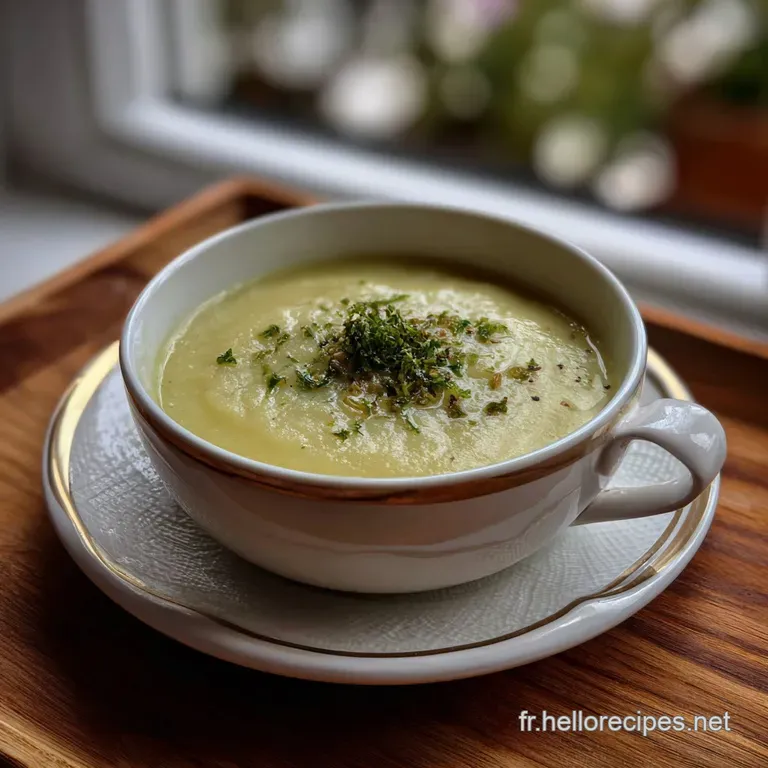 La Soupe Aux Poireaux Pomme De Terre : Texture Velout&eacute;e