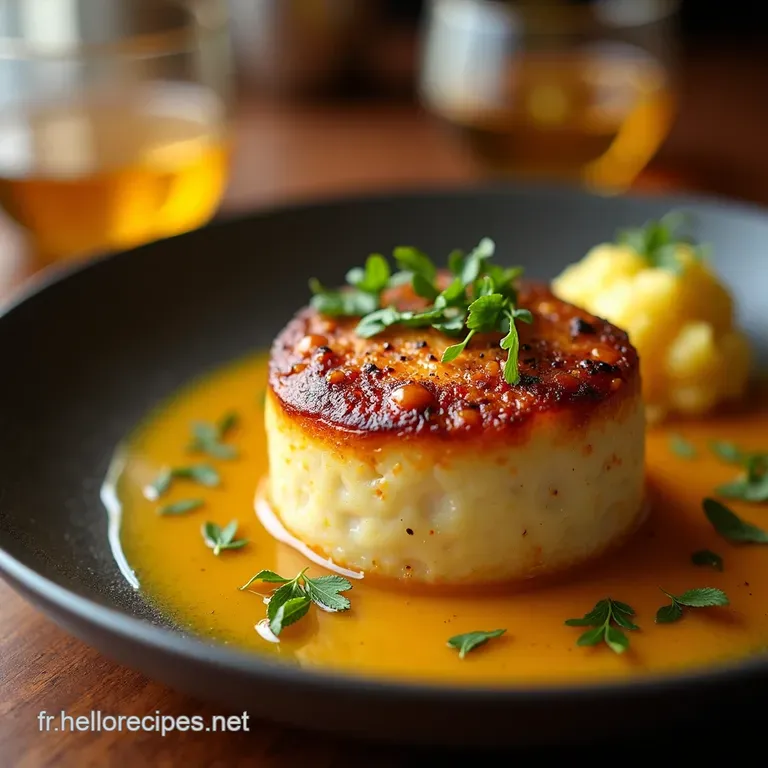 Souris dAgneau Confite au Romarin Fondant et Parfumée presentation