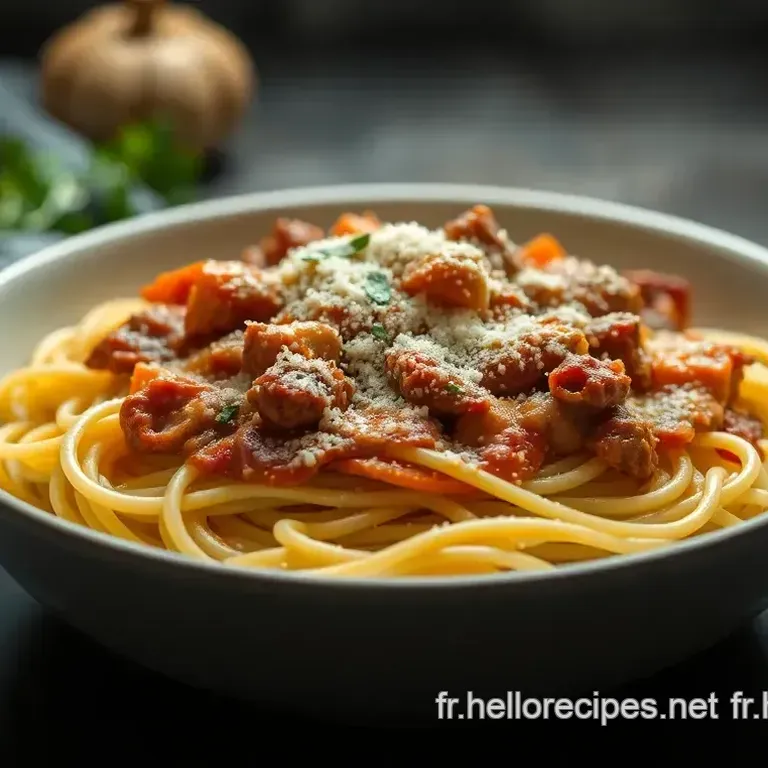 Spaghetti Bolognaise Traditionnelle: Ma Recette Italienne!
