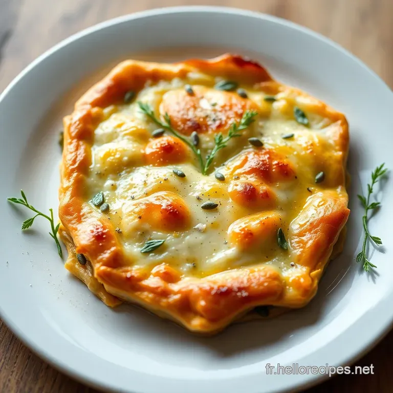 Spanakopita Lauthentique Tourte Grecque Aux &Eacute;pinards Et &Agrave; La Feta presentation