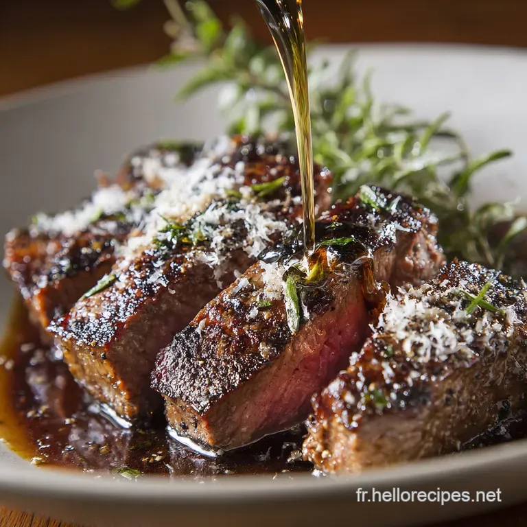 Steak &Agrave; Lail Et Au Parmesan : Le Secret De La Cuisine De Bistro Gourmande presentation