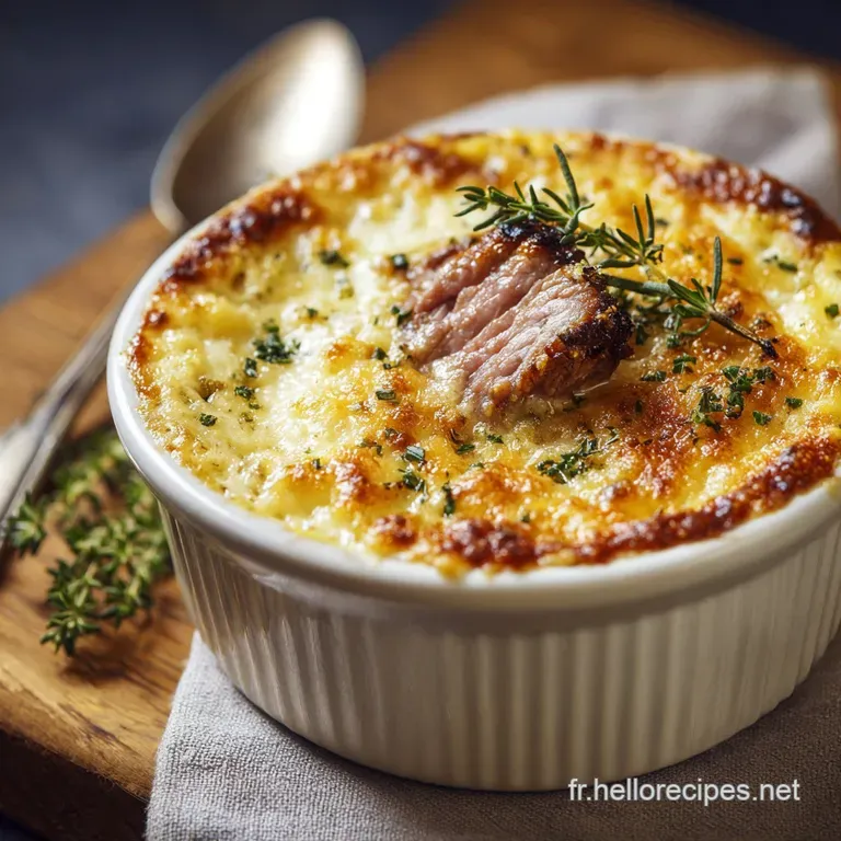 Steak Hach&eacute; Gratin&eacute; &agrave; la Cr&egrave;me : Le Classique R&eacute;confortant du Bistrot