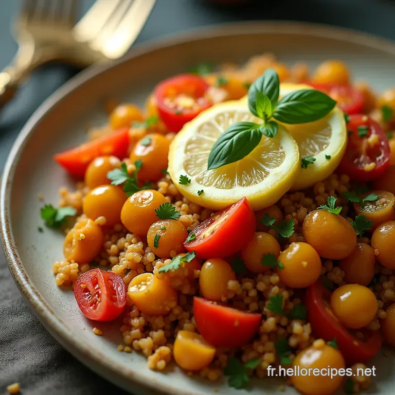 Taboul Maison La Recette Orientale Facile et Parfumée