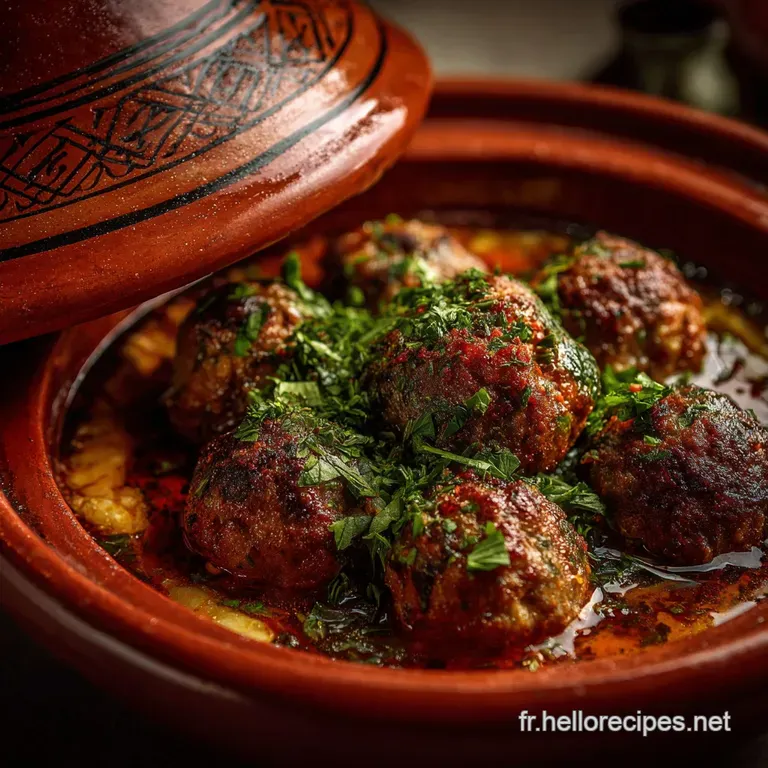 Tajine De Kefta Aux &OElig;ufs La Recette Familiale Du Maghreb Authentique presentation