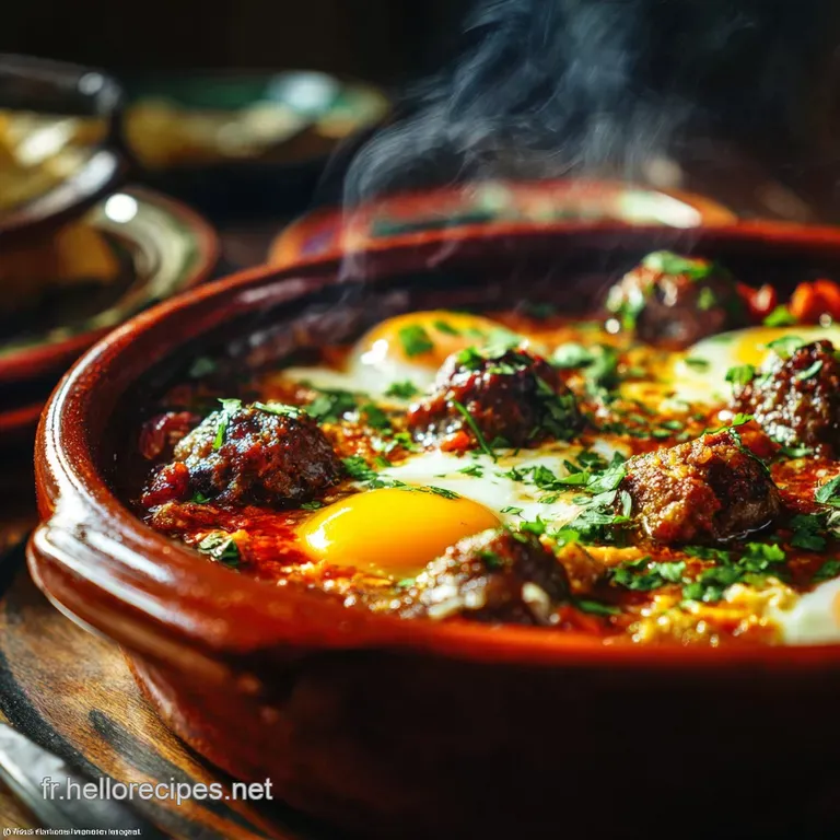 Tajine de Kefta aux &oelig;ufs La recette familiale du Maghreb authentique