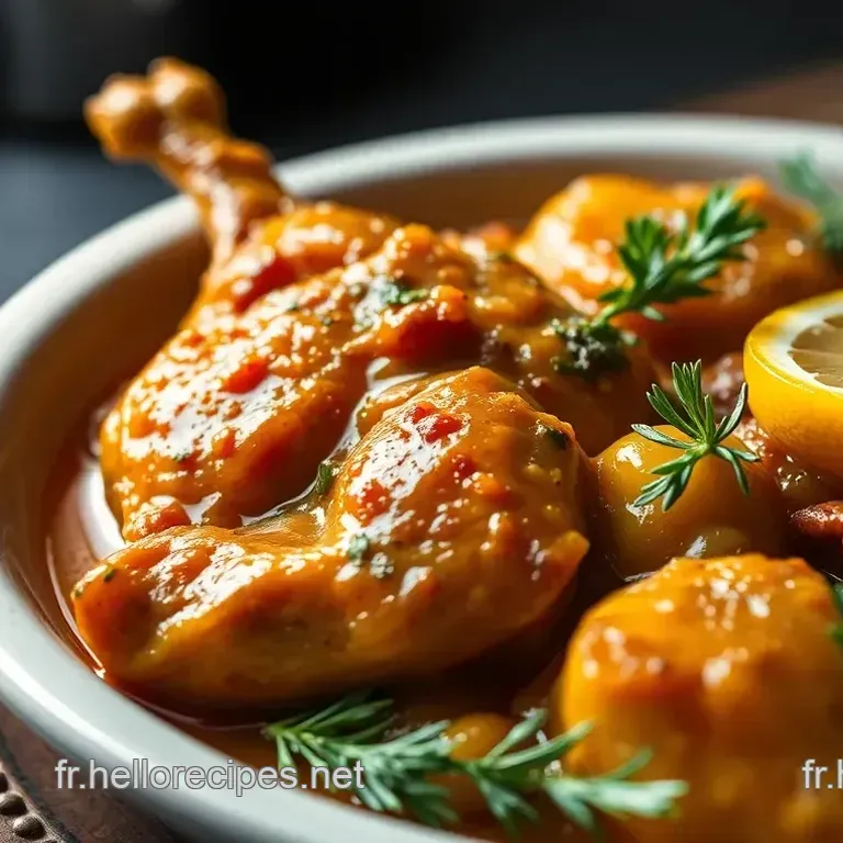 Tajine Poulet Citron Confit: Un Délice Facile!