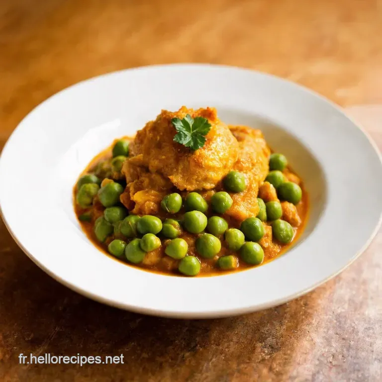 Tajine Printanier De Jarret De Veau Artichauts Et Petits Pois presentation