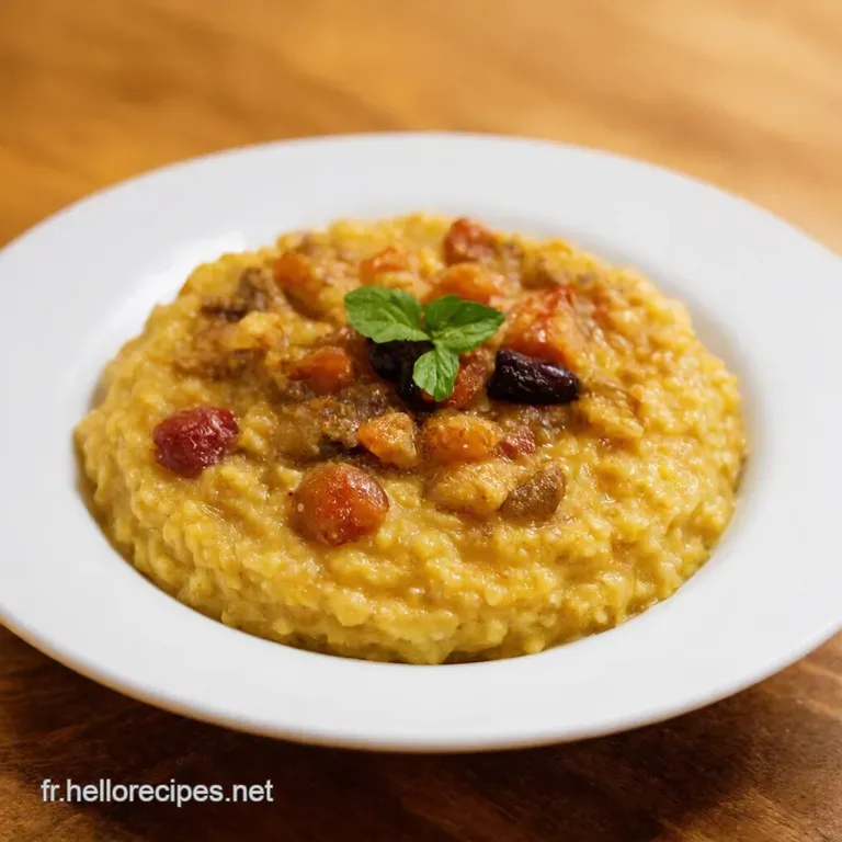 Talbina Aux Dattes Porridge Dorge R&eacute;confortant presentation