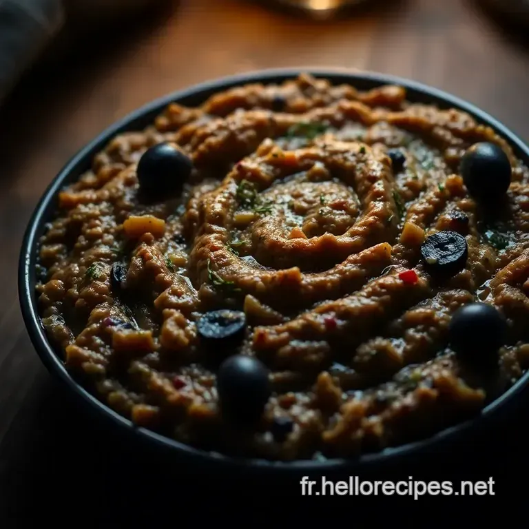 Tapenade aux Olives Noires - Une Évasion Méditerranéenne presentation