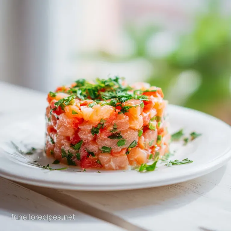 Tartare de Saumon Classique et Onctueux