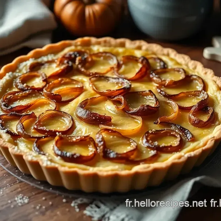 Tarte à l' Oignon à l' Ancienne: Ma Recette Rustique Facile