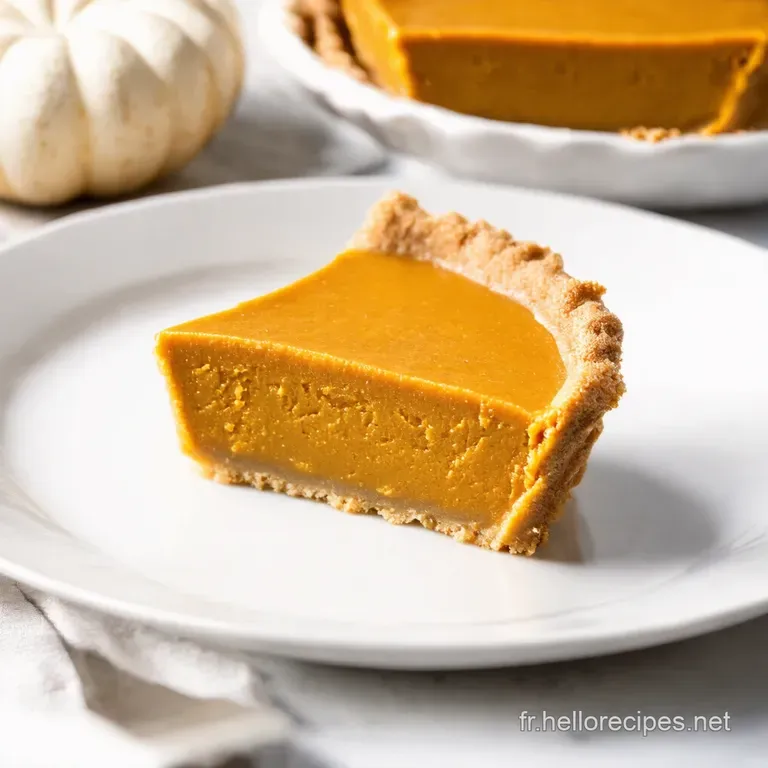 Tarte Américaine à la Citrouille Pumpkin Pie